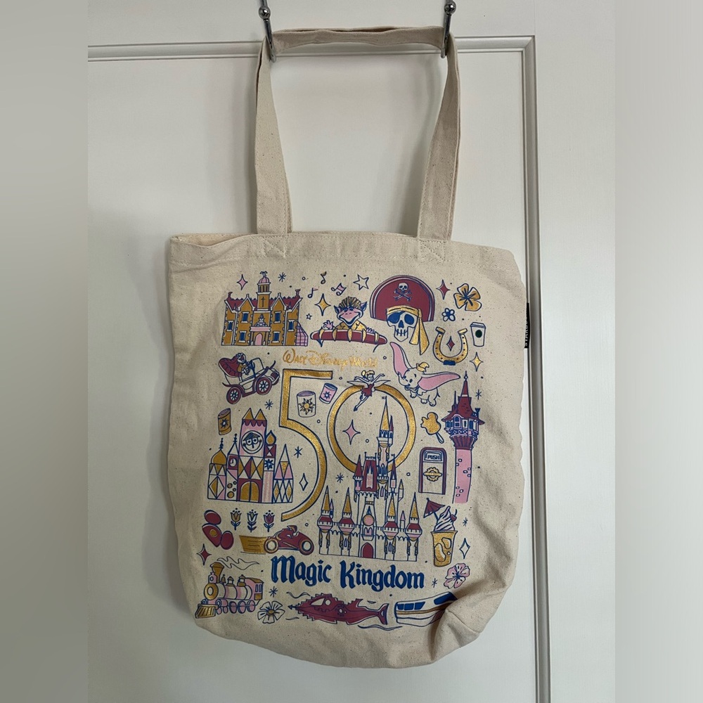 Walt Disney World 50th Anniversary Starbucks Been There Series Tote Bag